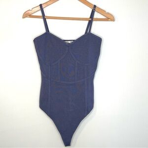 2Bella Boutique Blue Corset Bodysuit – Size M (NWT)